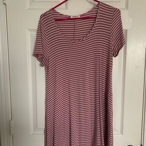 Striped dress w/pockets